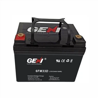Gwo twou san fon 12V 33AH sele plon Asid Batri