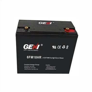 Segondè pouvwa 12V 18AH sele plon asid batri