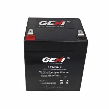 Segondè pouvwa 12V 5AH sele plon asid batri