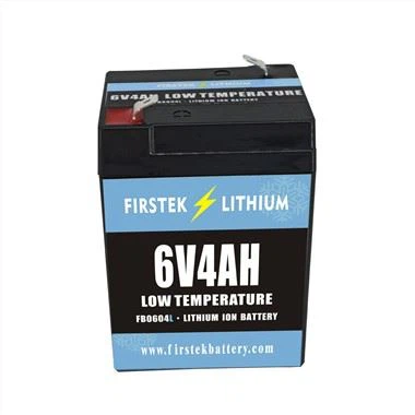 Ba Tanperati 6V 4AH LiFePO4 batri